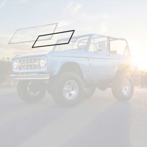 Hyperformance® Tough windshield gasket replacement for the Early Ford Bronco (1966-1977)